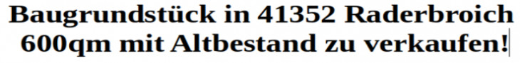 Grundstück 